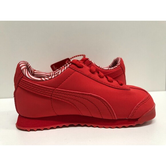 PUMA ROMA NM  Kids Sneakers Shoes Unisex US 8M color red/white -360460 05 - Picture 5 of 8